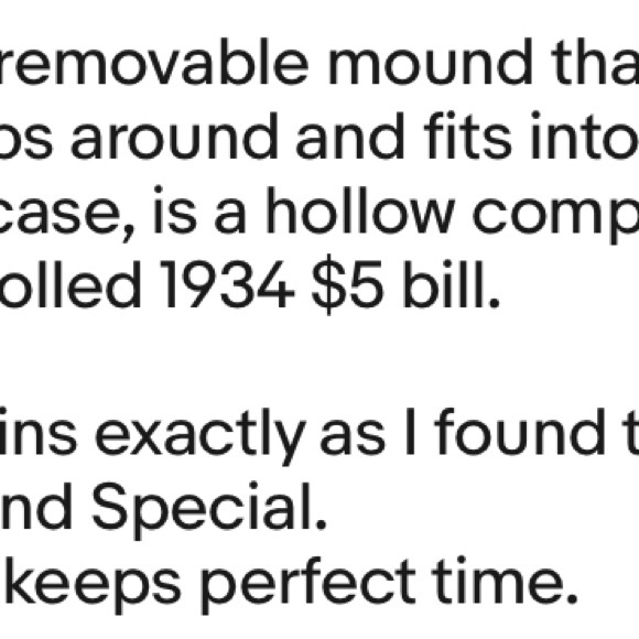 Jules Jorgensen vintage gold tone working battery powered watch & Bulova case. - Picture 12 of 13